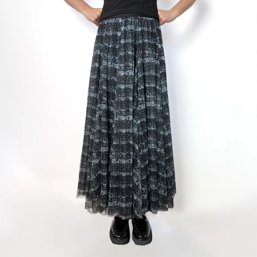 Long Grey Marl Swan Lake Tulle